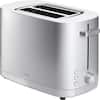 Zwilling Toaster 無煙ロースター シルバー 二重トースター Zwilling Enfinigy Silver 2-Slice Toaster + Reviews | Crate & Barrel