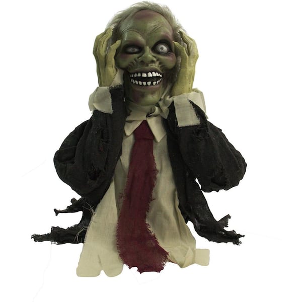 Haunted Hill Farm 20 in. Touch Activated Pop-Up Animatronic Ghoul