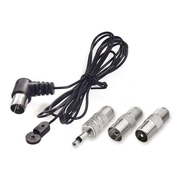 FM Antenna 75 Ohm UNBAL with Universal Connector for Indoor Radio Bluetooth Stereo AV Receiver 1 Piece