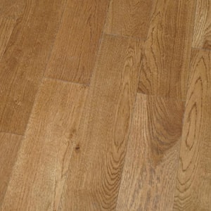 Fontainebleau Oak 1/2 in. T x 5 in. W Tongue and Groove Wire Brushed Engineered Hardwood Flooring (840 sq. ft./Pallet)