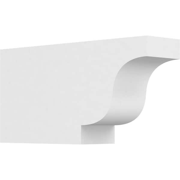Ekena Millwork 3 in. x 6 in. x 12 in. Standard Newport Architectural Grade PVC Rafter Tail Brace