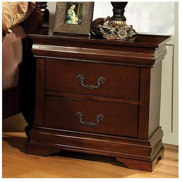 Velda II Brown Cherry Night Stand