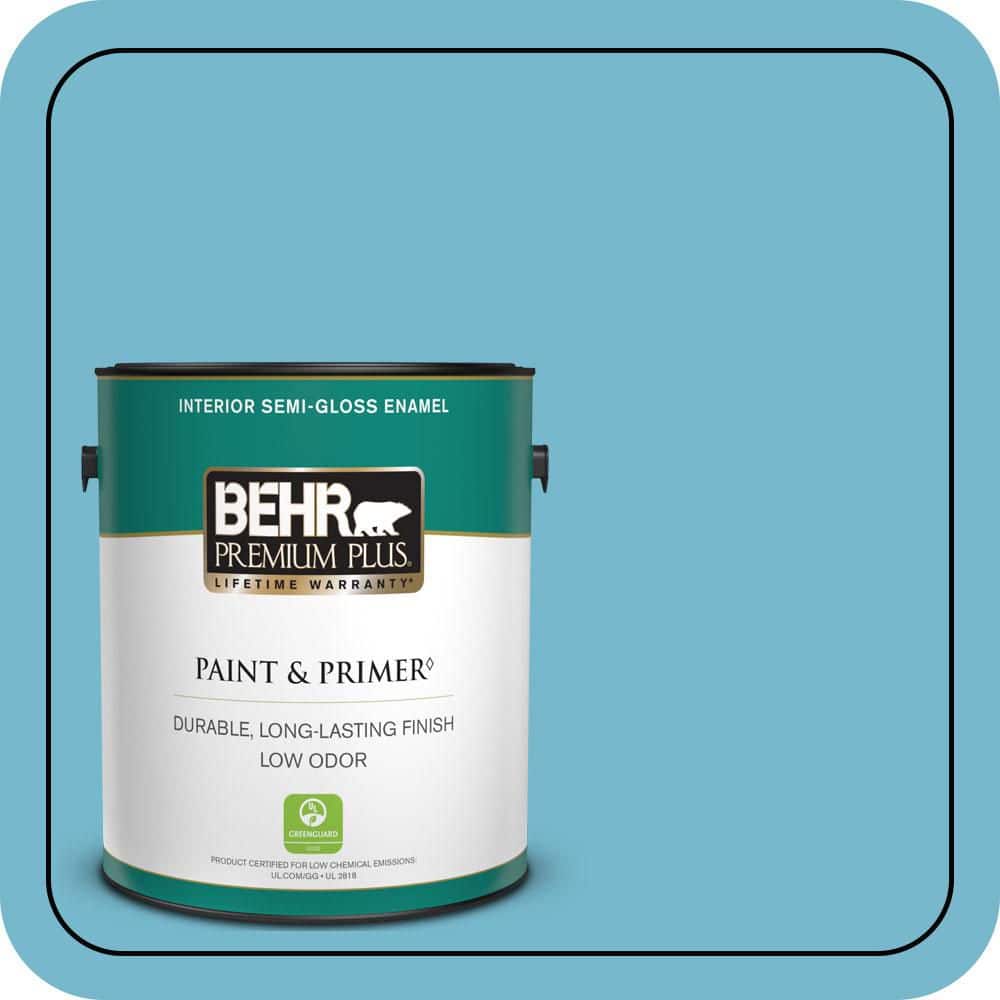 1 gal. #M480-4 Below Zero Semi-Gloss Enamel Low Odor Interior Paint & Primer price history on PriceWatchPro