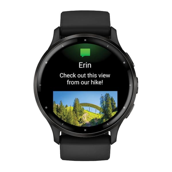 Garmin Venu 3 Fitness Smartwatch with Stainless Steel Bezel and