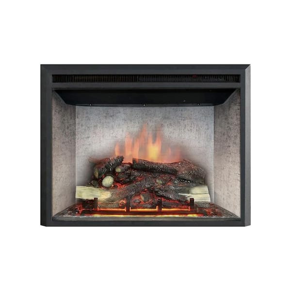 Presto Series 2 32 in. LED Electric Fireplace Insert in Black Matt