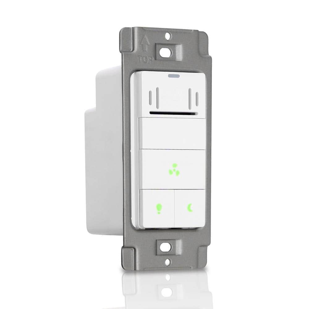 White 3-Way Motion Sensor and Timer Switch