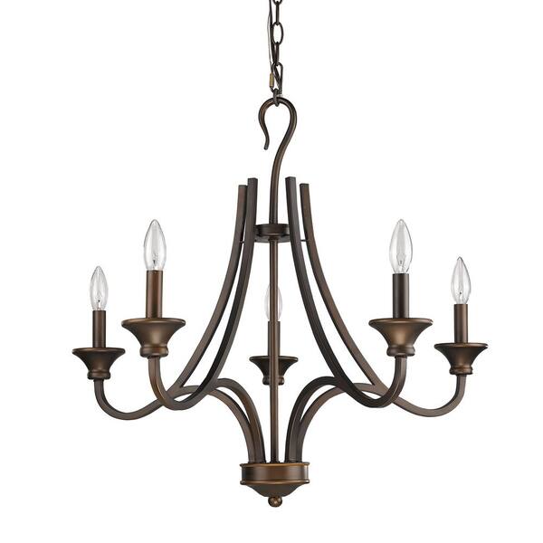 Acclaim Lighting Michelle Indoor 5-Light Oil Rubbed Bronze Chandelier