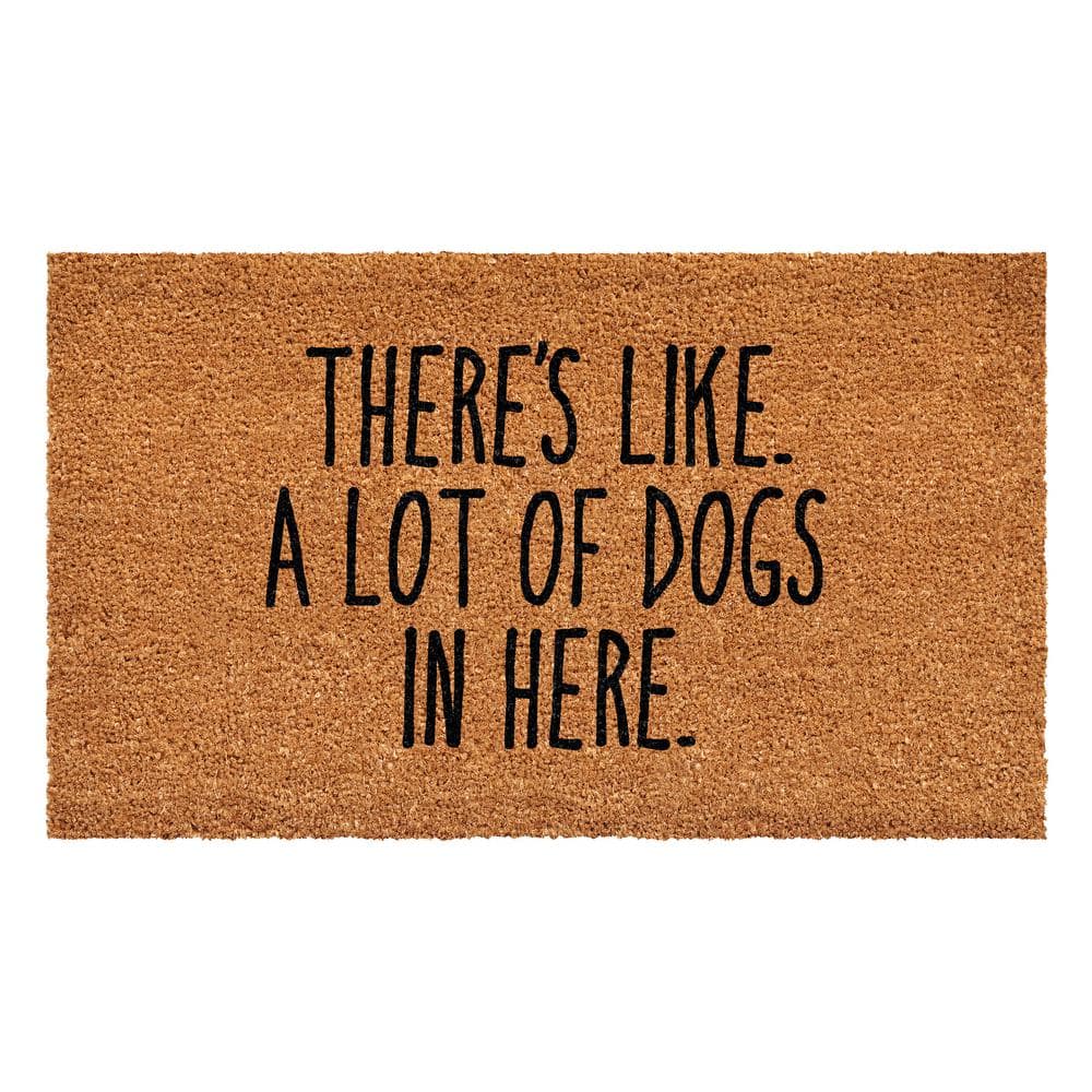 There's like a lot store of dogs in here doormat