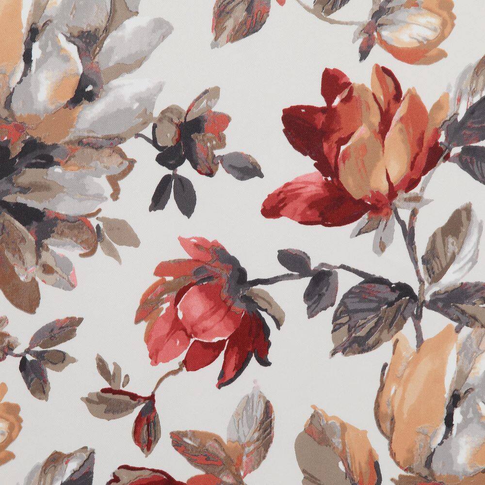 Stone Floral Blackout Grommet Curtain Panel, 40" x 84"