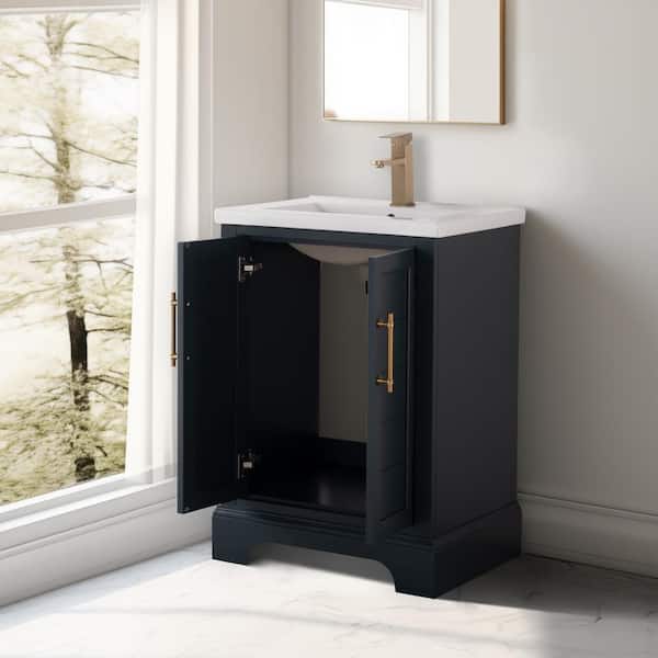 Vanity Art 24 in. W x 18 in. D x 34.5 in. H Single Sink Vintage