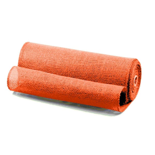 Wellco 60 in. x 30 ft. Orange Natural Burlap Roll for Weed Barrier, Garden Decorations, Holiday Decorations, Party Decor