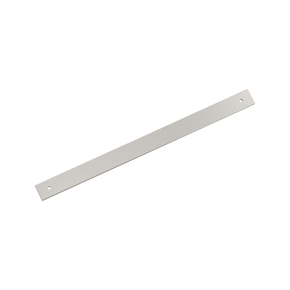 Ladera 12-5/8 in. (320 mm) Center-to-Center Rectangle Satin Nickel Pull Cabinet Backplate price history on PriceWatchPro