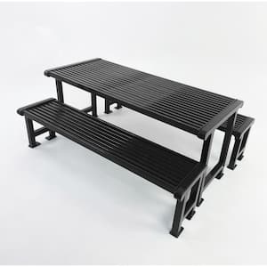 6 ft. Savannah Table - Black