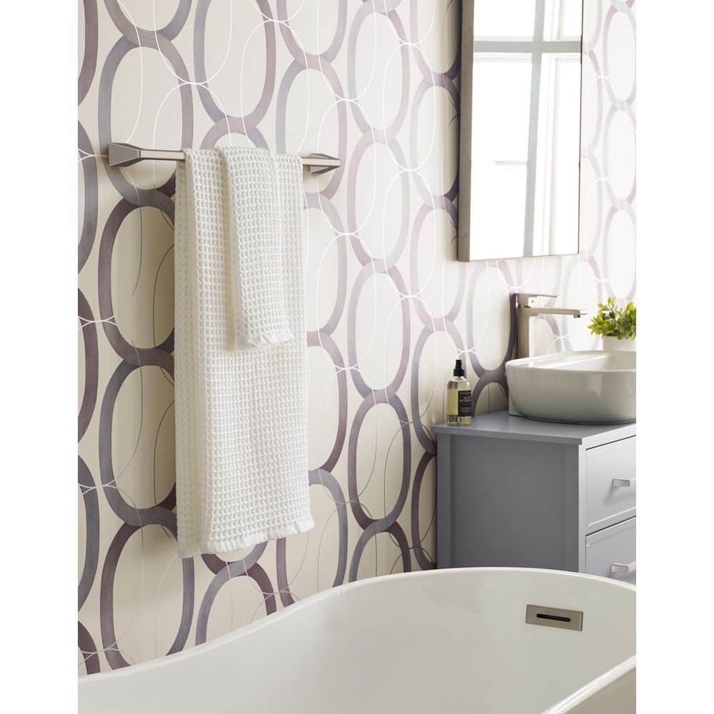 Brushed Nickel 24-Inch Wall Mounted Towel Bar