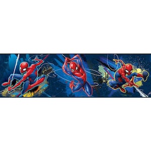Multi-Colored Marvel Spider-Man Peel and Stick Wallpaper Border