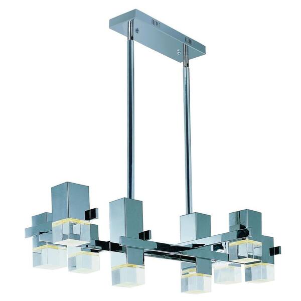 ET2 Nova 8-Light Polished Chrome LED Pendant