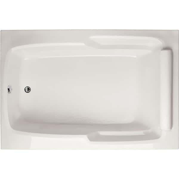 Hydro Systems Duo 66 in. x 42 in. Rectangular Drop-In Bath tub in White