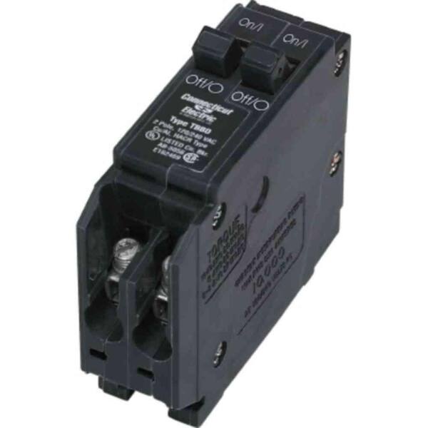 Connecticut Electric 15-Amp Twin Single-Pole Circuit Breaker