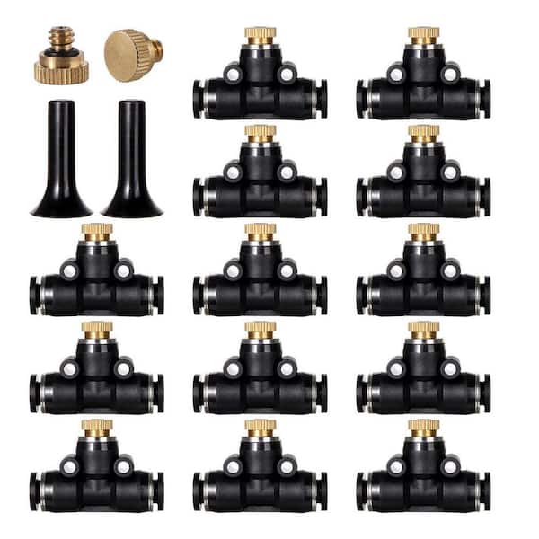 ミスド Justincity Outdoor Cooling Brass Misting Nozzle Kit 12 Pack Heavy