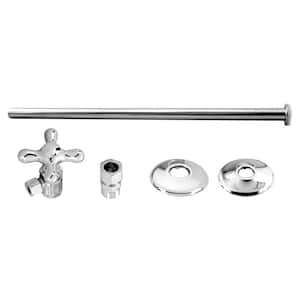 Universal Toilet Supply Kit in Polished Chrome