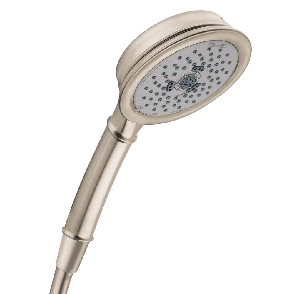 Hansgrohe 3Spray Patterns with 4.5 in. Single Wall Mount Handheld