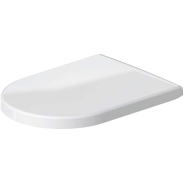 Duravit Elongated Closed Front Toilet Seat in White