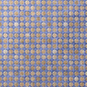 Tetuan Astre Terra Cobalt 12-1/8 in. x 21-7/8 in. Porcelain Wall Tile (13.02 sq. ft./Case)