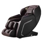 Cosmo Brown Faux Leather Reclining Massage Chair with Voice Recognition and BlueTooth Speakers