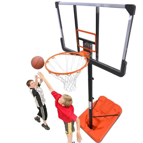 Winado 7 ft. to 10 ft. H Adjustable Basketball Hoop for Indoor/Outdoor Kids  Youth Playing 604339504446 - The Home Depot