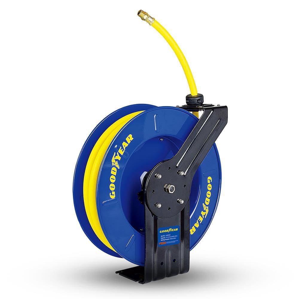 1/2 in. x 65 ft. Steel Single Arm Air Hose Reel SBR Rubber Hose price history on PriceWatchPro