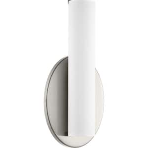 Parallel 16-Watt Brushed Nickel Integrated LED Sconce