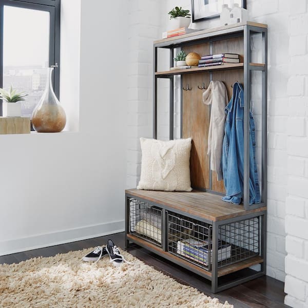 Barnside Metro Driftwood Gray Hall Tree