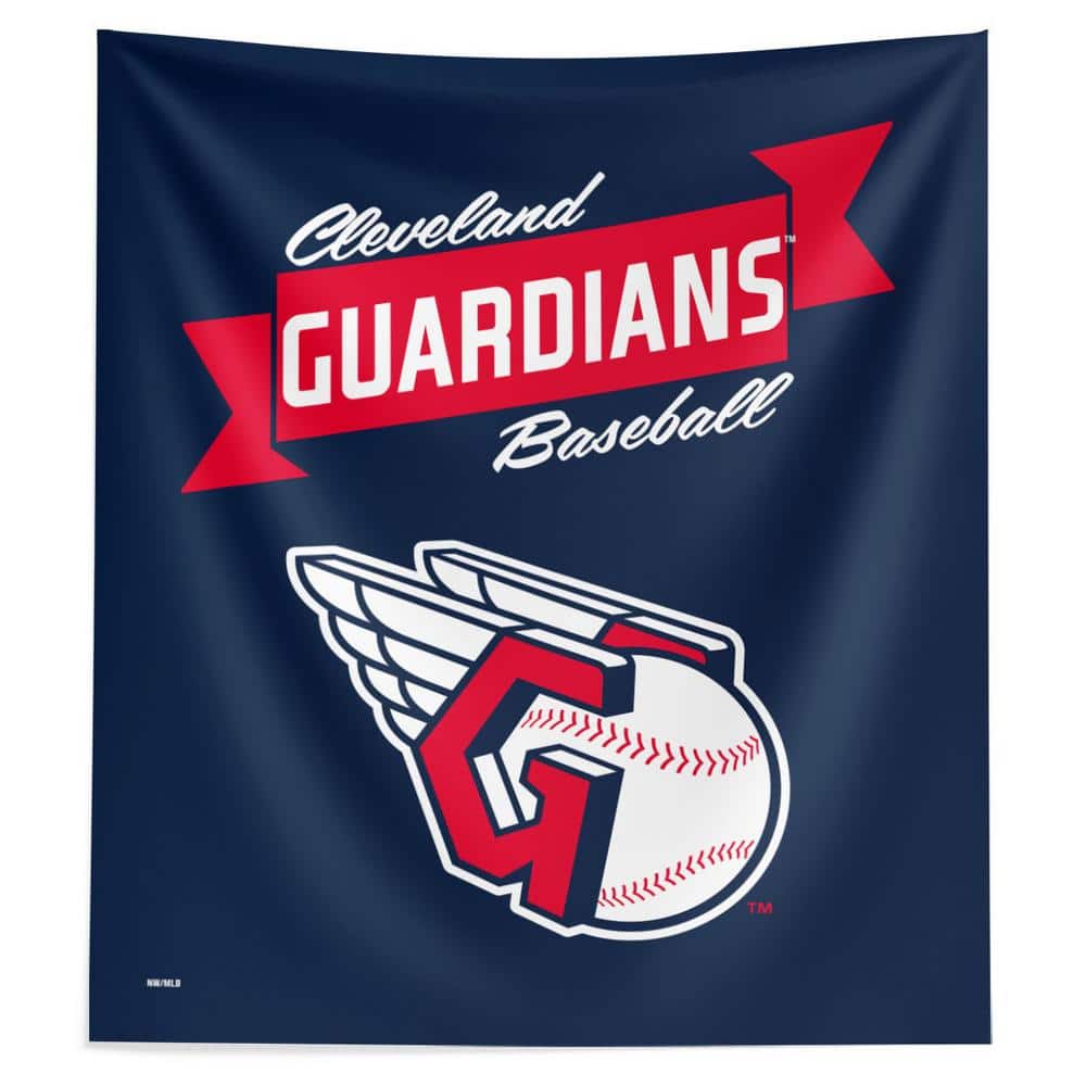Cleveland Guardians Premium Navy Wall Hanging Tapestry, 34 x 40 inches