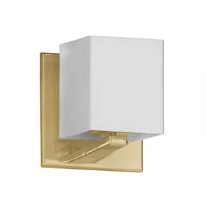 Verona 1-Light Aged Brass Wall Sconce