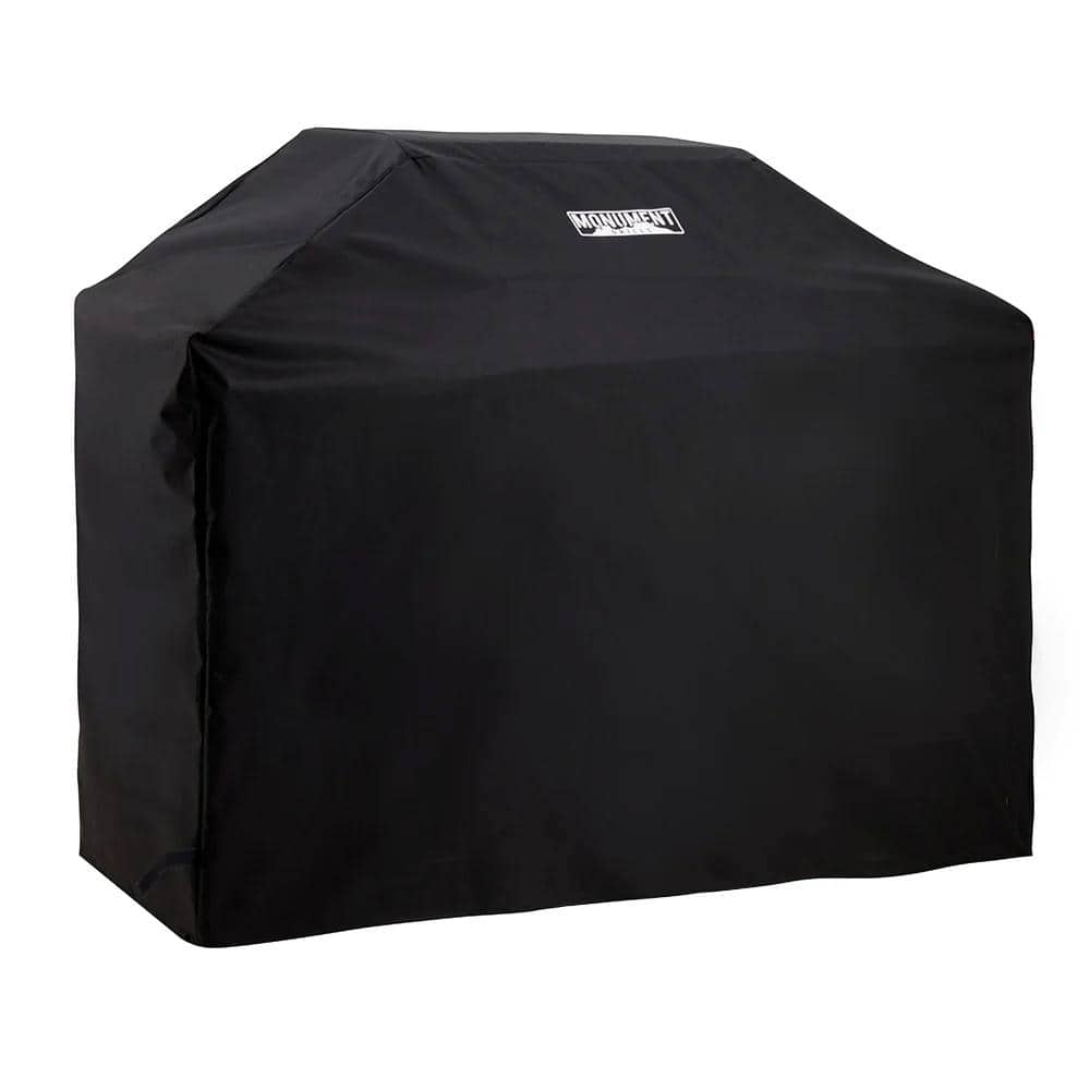 Monument 51-Inch Black Nylon PVC Gas Grill Cover