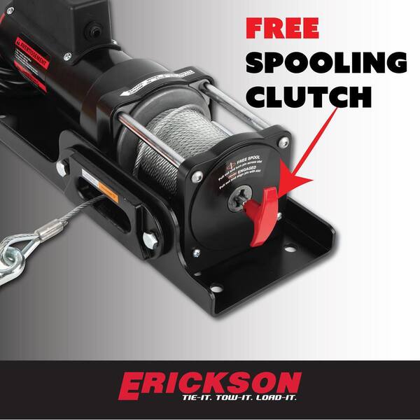thumbnail image 2 of Budland 1500 Lb Capacity 120V AC Electric Winch – 120 Volt, 1500 Pound Pulling Power 2 of 5