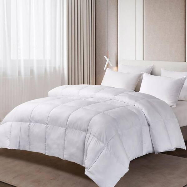 SCOTT LIVING 225TC Year Round Warmth White Full/Queen Size Tencel And ...