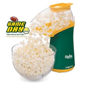 1475w 4oz Kernel Green-Yellow GameDay PopLite Hot Air Popper Popcorn Machine