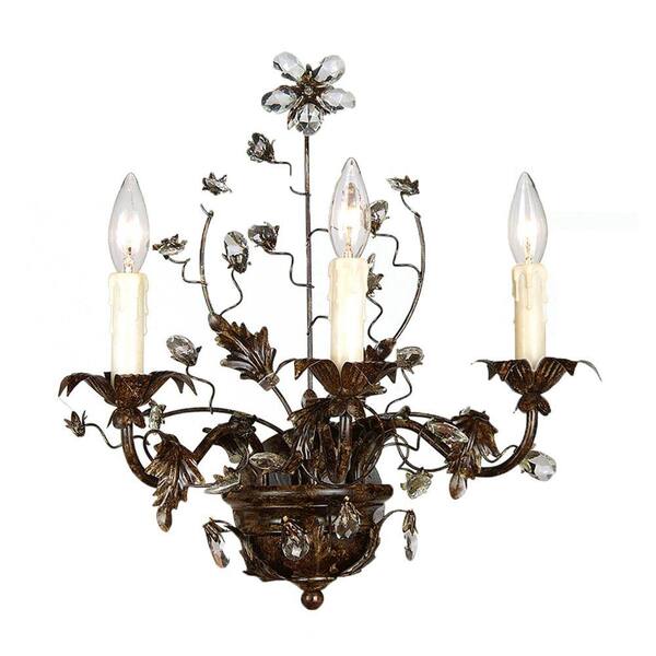 Filament Design Xavier 2-Light Brown Sconce