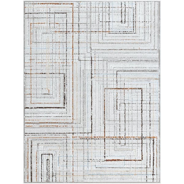 Livabliss Mood Denim Rustic 8 ft. x 10 ft. Indoor Area Rug