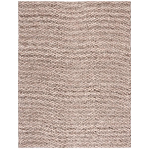 Natura 10 ft. x 14 ft. Brown Solid Area Rug