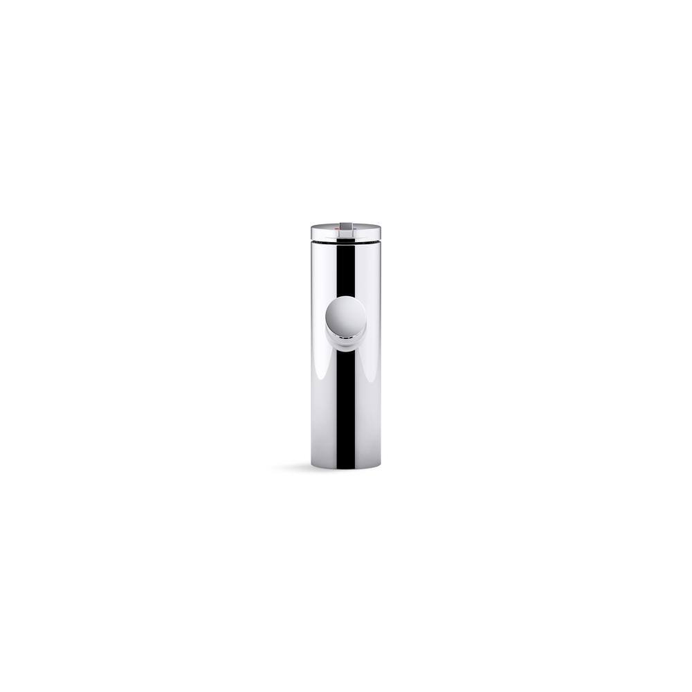 Vibrant Brushed Moderne Brass Single-Handle Bathroom Faucet