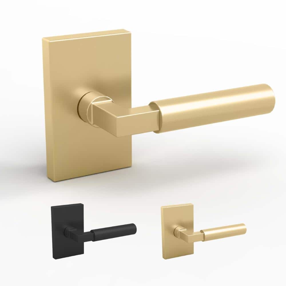 Camden Dummy Door Handles - 2 Pack Non-Turning Door Handle for Hallway, Closet & French Doors - Satin Brass price history on PriceWatchPro