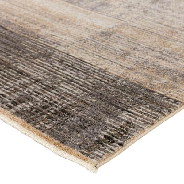 Odessa 3 ft. x 5 ft. Ivory Geometric Rug