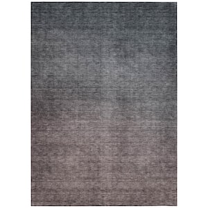 Chantille ACN587 Gray 8 ft. x 10 ft. Machine Washable Indoor/Outdoor Geometric Area Rug
