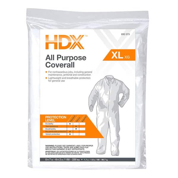 HDX XL All Purpose Painters Coverall