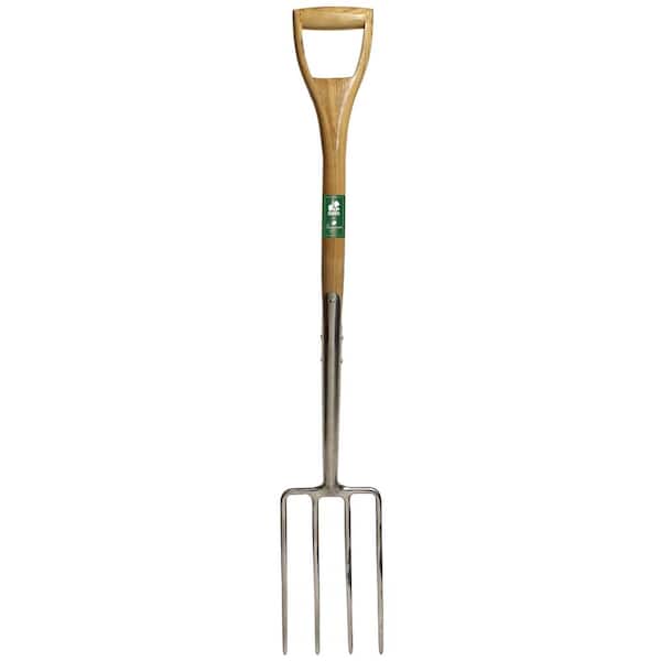 Unbranded English Garden 4-Tine Stainless Steel Digging Fork