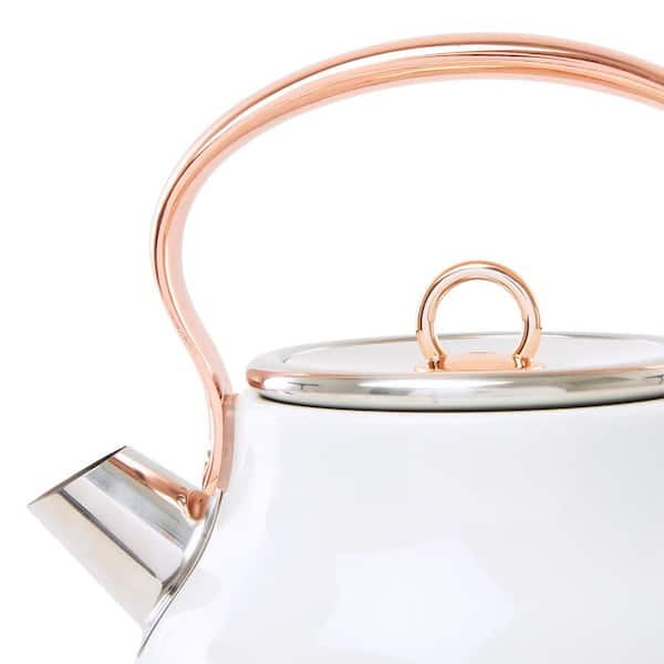Glass & Stainless Steel with Copper Finish Kettle - 40866