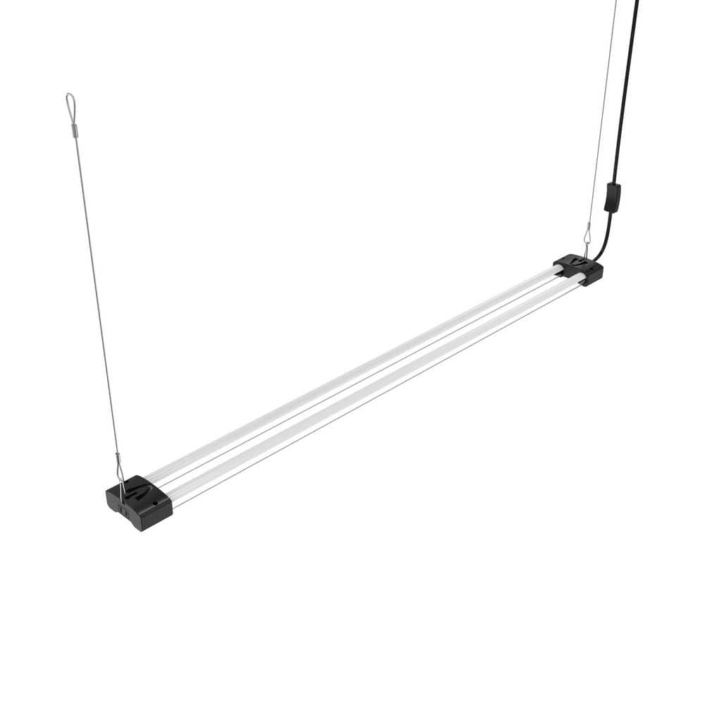 BoostGro 4FT Black LED Grow Light with Full Spectrum and Red Light