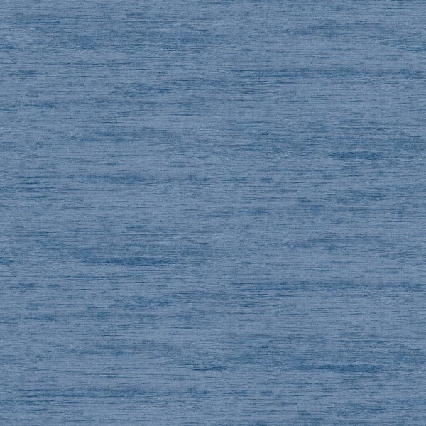 A-Street Prints Lindsay Denim Chenille Wallpaper